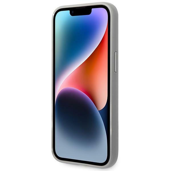 Etui KARL LAGERFELD Apple iPhone 14 Monogram Iridescent Srebrny Hardcase