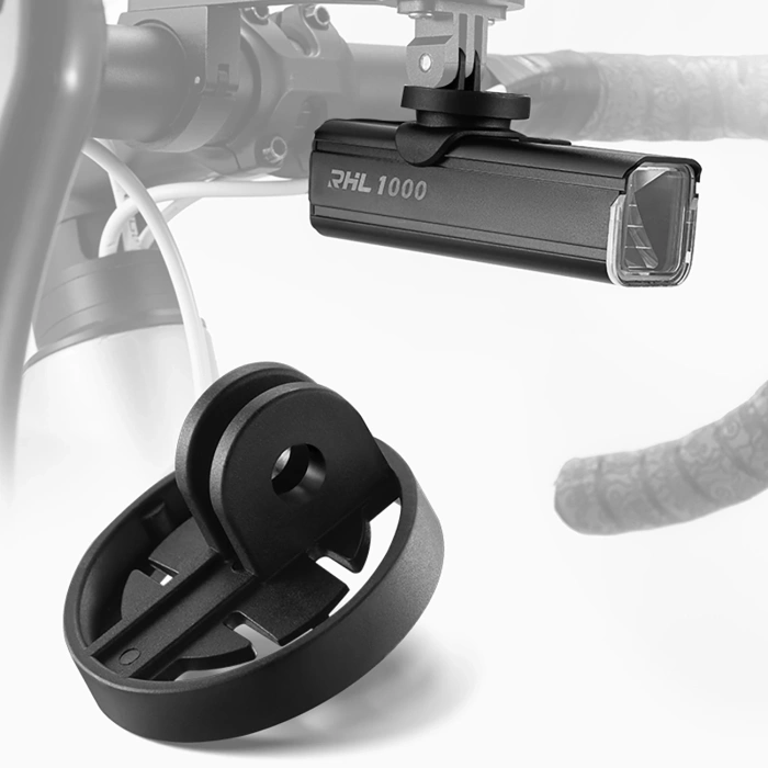 Lampka rowerowa przednia Rockbros 24610002001 1000 lm + kabel USB-C - USB-A - czarna