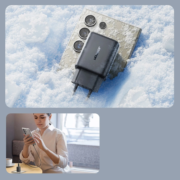 Ładowarka Joyroom JR-TCF23 sieciowa USB-C 25W SFC / PPS / PD - czarna