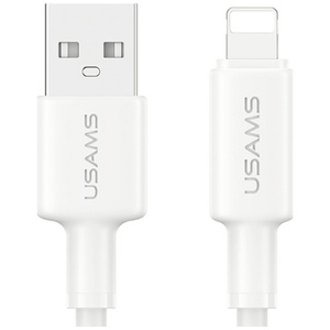 Kabel USAMS U90 2.4A USB-A do Lightning  biały