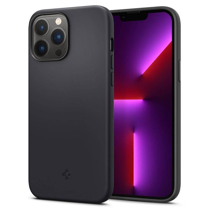 SPIGEN Silicone Fit iPhone 13 Pro Max ETUI Czarny Case