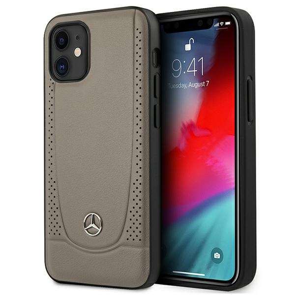 Etui Mercedes Apple iPhone 12 Mini Urban Line Brązowy Case