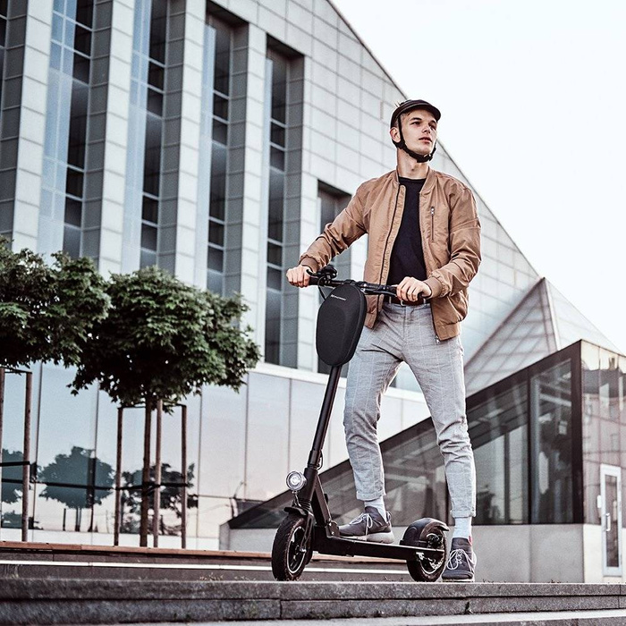 Wozinsky wodoodporna torba na kierownicę hulajnogi torba na hulajnogę 4l czarna (WSB1BK)