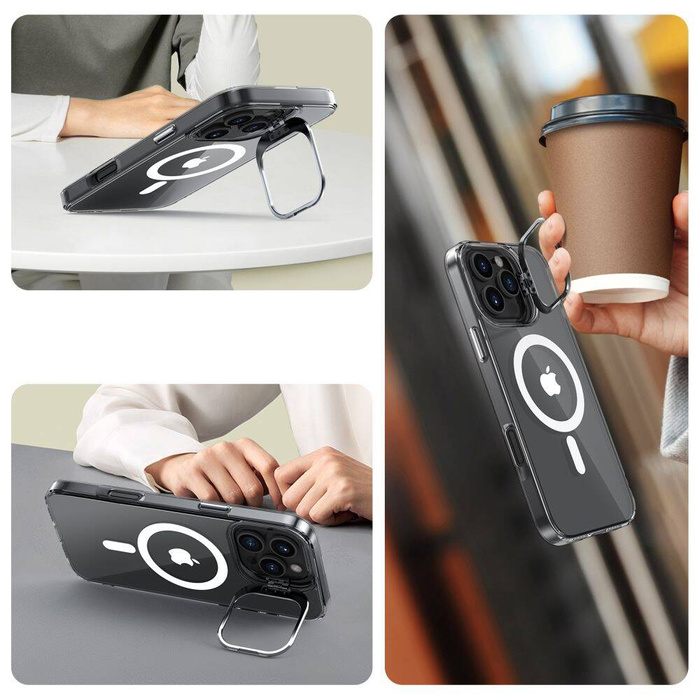 ETUI TECH-PROTECT MAGSTAND MAGSAFE IPHONE 16 PRO MAX CLEAR