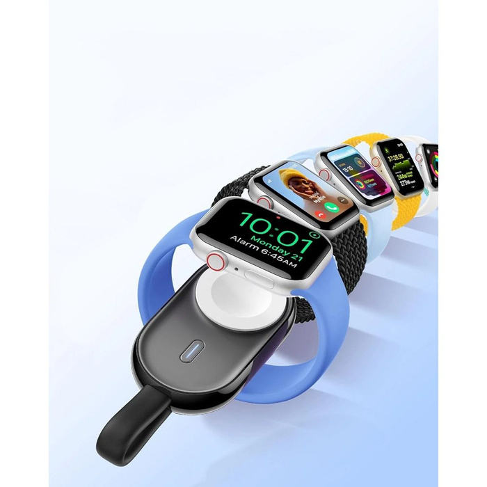 VEGER powerbank 1200 mAh do zegarka kompatybilny z Apple Watch Pomme (W0102) czarny