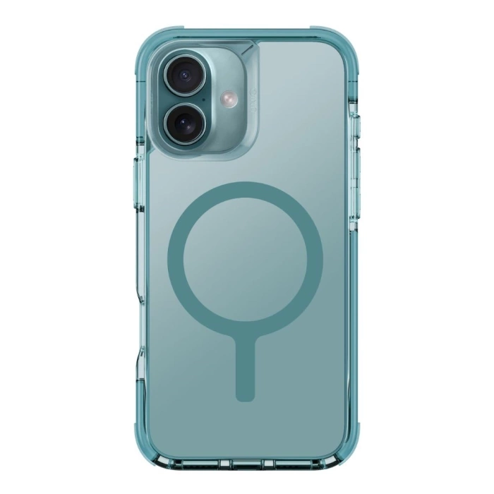 UNIQ etui Combat iPhone 16 6.1" Magclick  Charging zielony/teal green