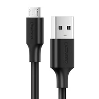 Kabel UGREEN USB-A Micro USB QuickCharge 3.0 2.4A 0.25m Czarny