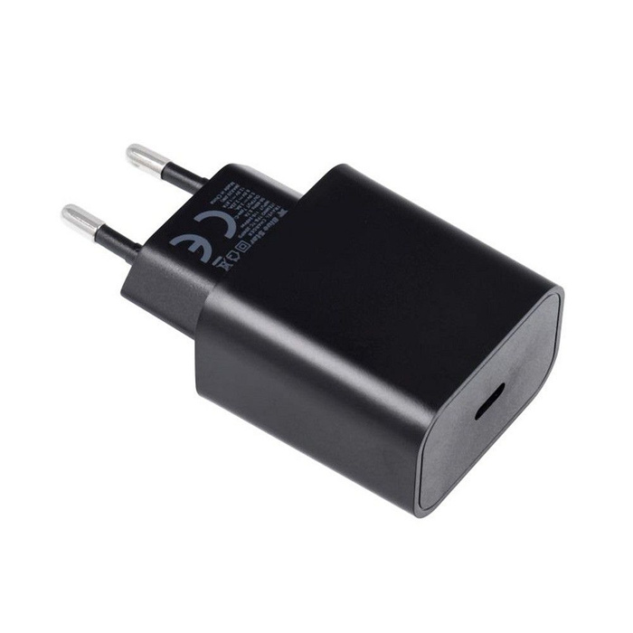 Ładowarka sieciowa do telefonu Blue Star USB C QC4.0 PD 3A 25W + kabel USB C do USB C TFB-TC-25WPD czarna