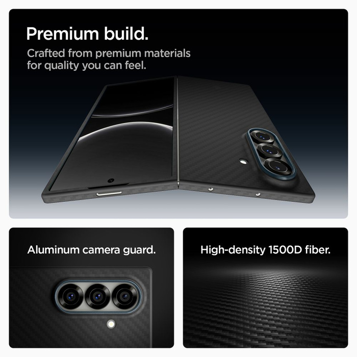 ETUI SPIGEN SAMSUNG GALAXY Z FOLD 7 AIRSKIN ARAMID CZARNE
