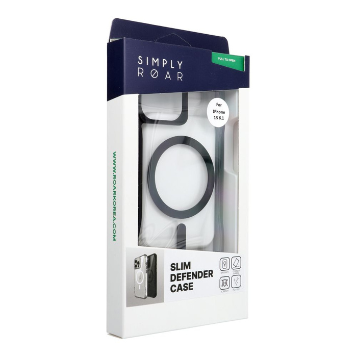 ROAR futerał SLIM DEFENDER kompatybilny z MagSafe do IPHONE 15 czarny