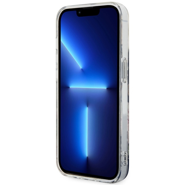 Etui Guess GUHMP14LHCFWSK iPhone 14 Pro 6.1" czarny/black hardcase Flower MagSafe Case