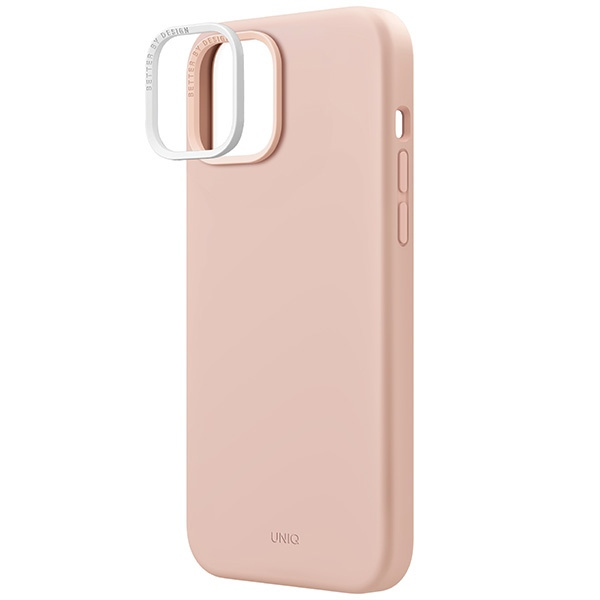 Etui UNIQ etui Lino Hue iPhone 15 6.1" Magclick Charging różowy/blush pink Case
