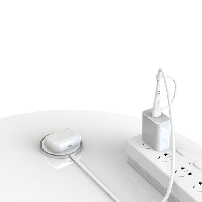 ŁADOWARKA TECH-PROTECT QI15W-A25 MAGNETIC MAGSAFE WIRELESS CHARGER WHITE