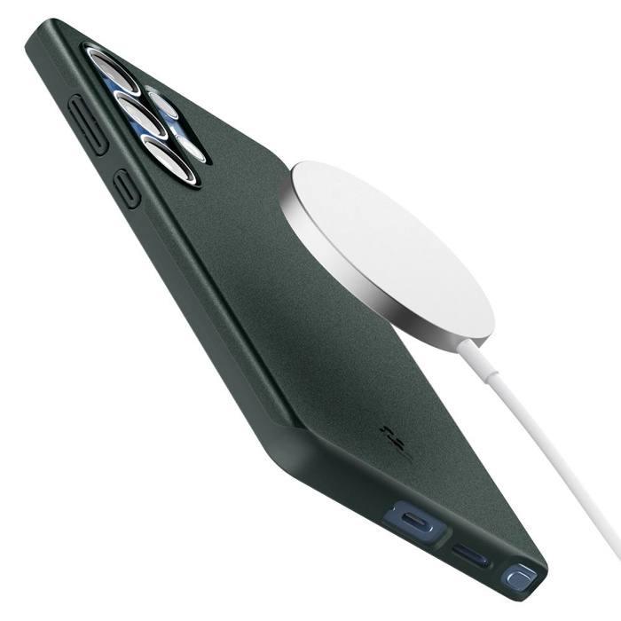 ETUI SPIGEN THIN FIT MAG MAGSAFE SAMSUNG GALAXY S25 ULTRA ABYSS GREEN