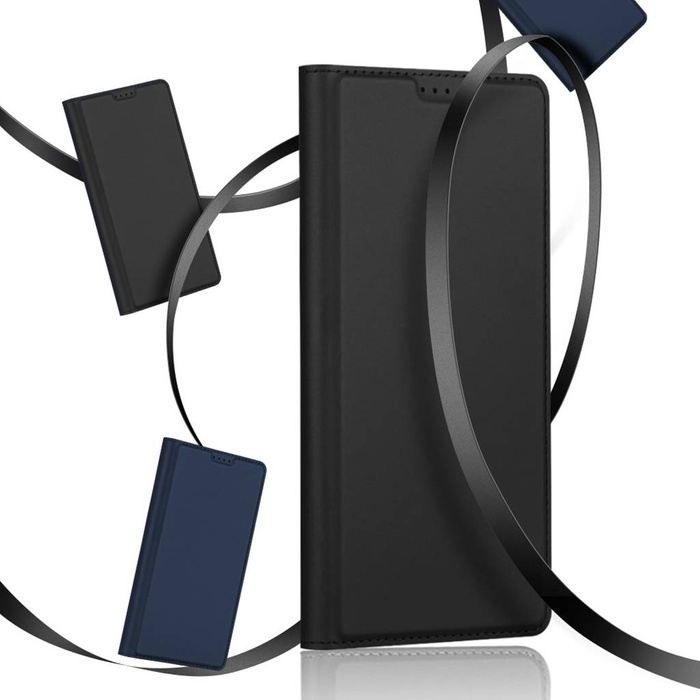 Etui Dux Ducis Skin Pro etui Realme 11 pokrowiec z klapką portfel na kartę podstawka czarne Case