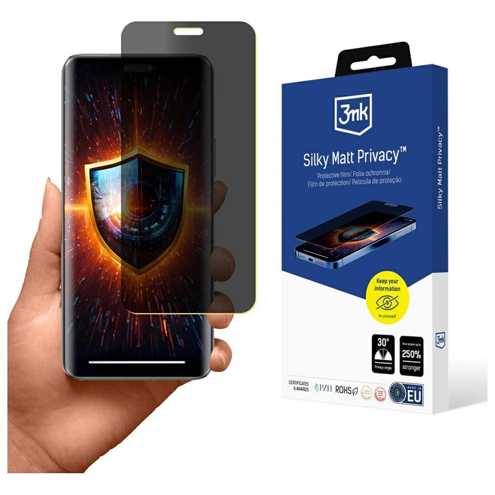 Folia prywatyzująca 3MK Silky Matt       Privacy do Honor Magic6 Pro