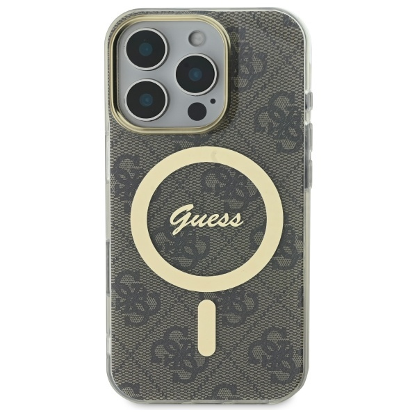 Guess GUHMP16XH4STW iPhone 16 Pro Max 6.9" brązowy/brown hardcase IML 4G MagSafe