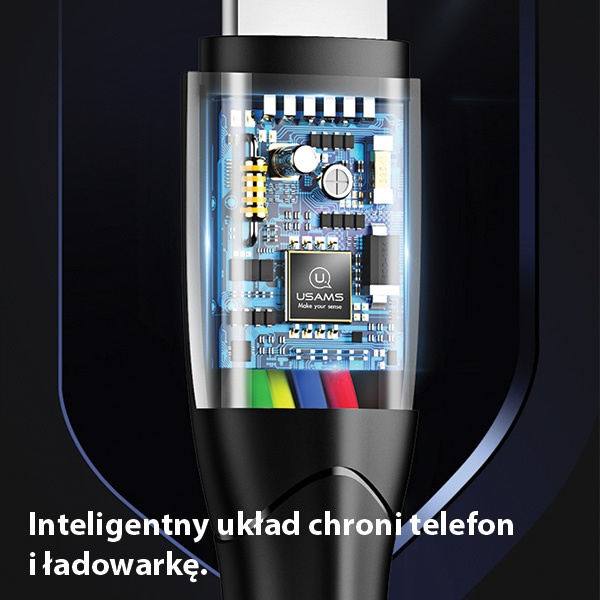 Kabel USAMS MicroUSB 2A Fast Charge 1m Biały