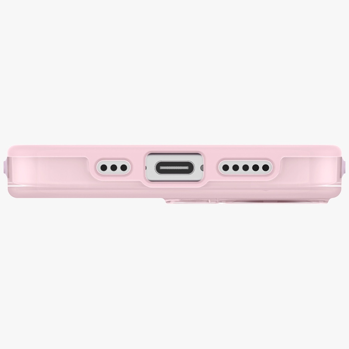Etui UNIQ Clario do iPhone 17 Magclick   Charging różowy