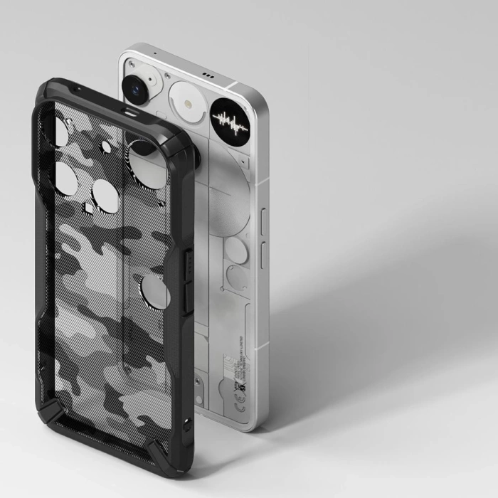 RINGKE FUSION X NOTHING PHONE 3 CAMO BLACK
