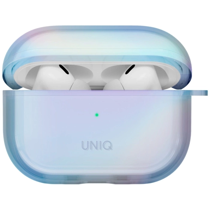 Etui UNIQ Iridescia do AirPods Pro 2     Hang Case niebieski