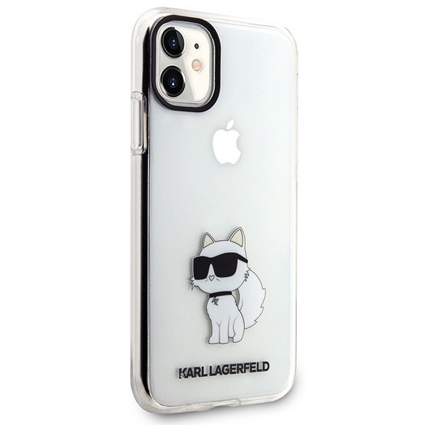 Etui Karl Lagerfeld KLHCN61HNCHTCT iPhone 11 6,1" transparent hardcase Ikonik Choupette Case