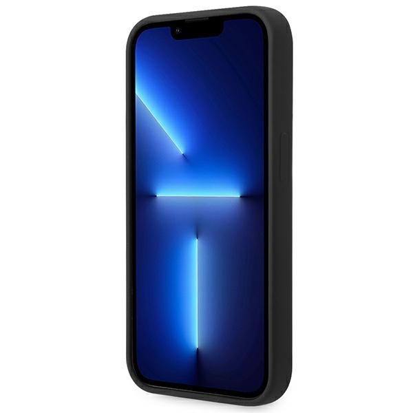 Etui Ferrari iPhone 14 Pro 6,1" czarny/black hardcase Silicone Metal Logo