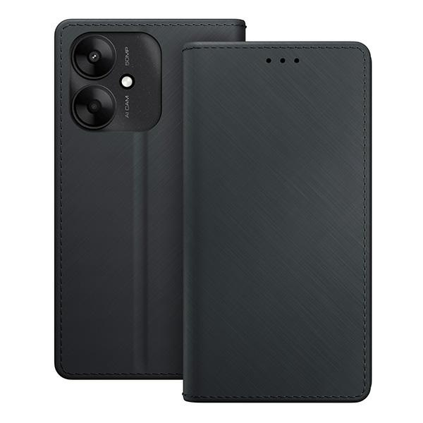 3MK Wallet Case Redmi 13C 5G czarny/black