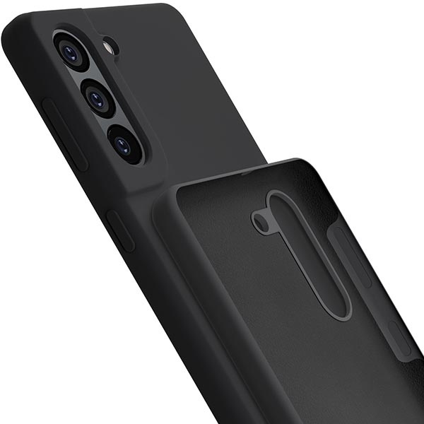 Etui 3MK Silicone Case Samsung Galaxy S21 Fe 5g G990 Czarny/black Case