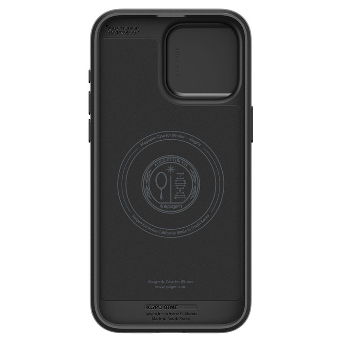 Etui iPhone 15 Pro Max Spigen Optik Armor Mag Magsafe Black Case