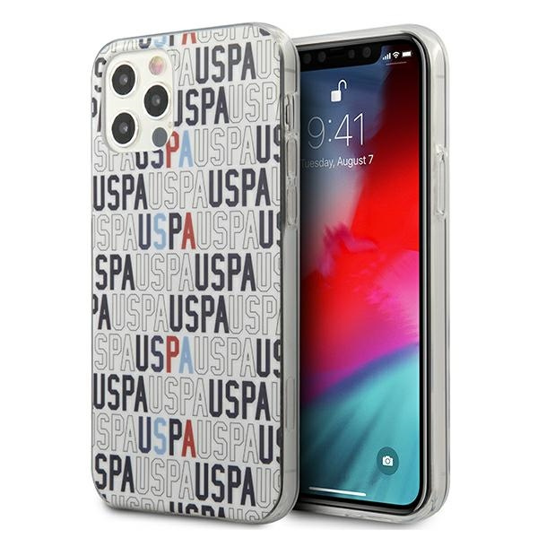 Etui US POLO Apple iPhone 12 Pro Max 6,7 Logo Mania Collection USHCP12LPCUSPA6 Biały Case