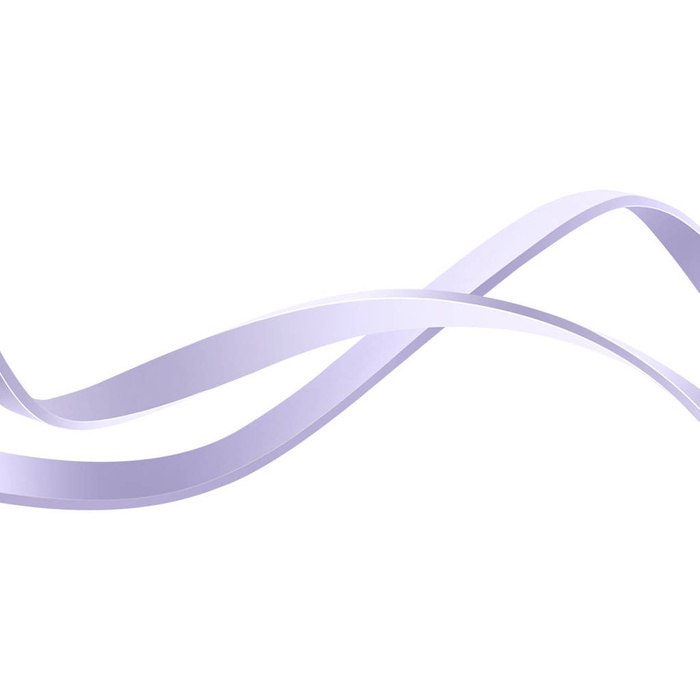 Baseus Bright Mirror 2 zwijany kabel przewód 3w1 USB Typ C - micro USB + Lightning + USB Typ C 3.5A 1.1m fioletowy (CAMJ010205)