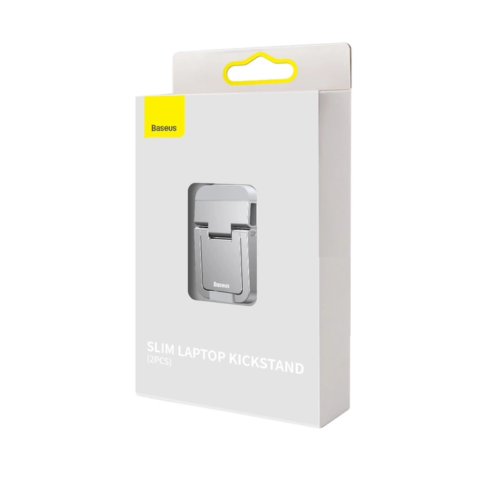 [PO ZWROCIE] Baseus uniwersalne podstawki nóżki do laptopa (2 szt.) srebrny (LUZC000012)