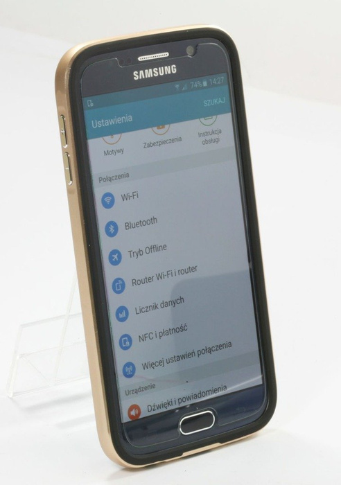 Etui Samsung Galaxy S6 VERUS Iron Shield Gold Jak Spigen SGP Pokrowiec