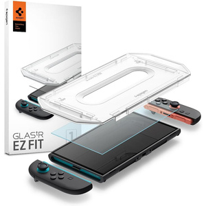 SZKŁO HARTOWANE SPIGEN NINTENDO SWITCH 2 GLAS.TR ”EZ FIT” 2-PACK CLEAR