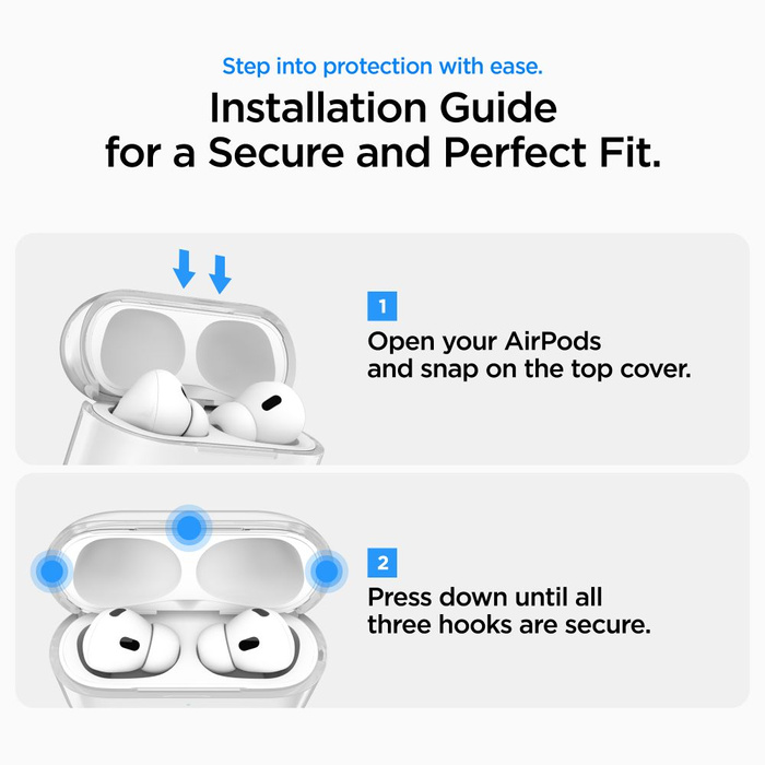 ETUI SPIGEN APPLE AIRPODS PRO 3 LIQUID CRYSTAL CRYSTAL CLEAR