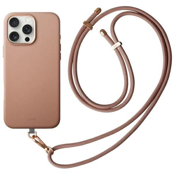 Etui UNIQ Coehl Muse iPhone 16 Pro 6.3"   Magnetic Charging dusty nude