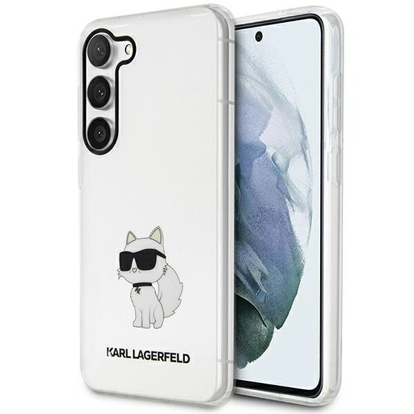 Etui Karl Lagerfeld Klhcs23shnchtct S23 S911 Transparent Hardcase Ikonik Choupette Case