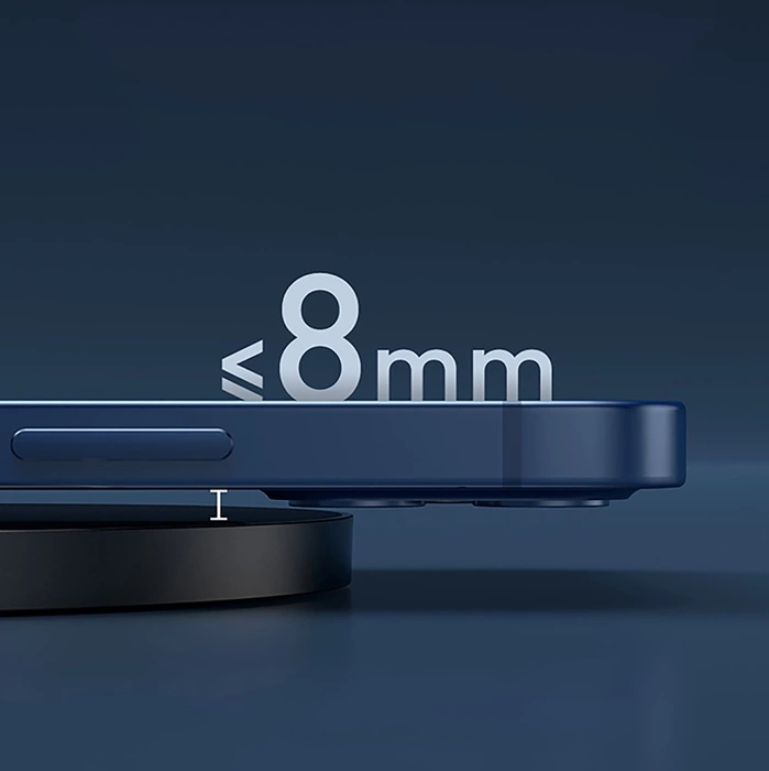 Baseus ładowarka indukcyjna Digital LED 2 15W czarna