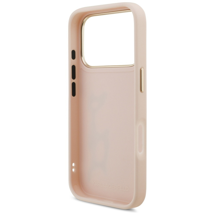 Etui Karl Lagerfeld Karl Script Logo do  iPhone 17 Pro różowy