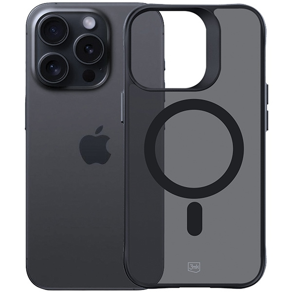 Etui 3MK Smoke MagCase iPhone 15 Pro Max 6.7"