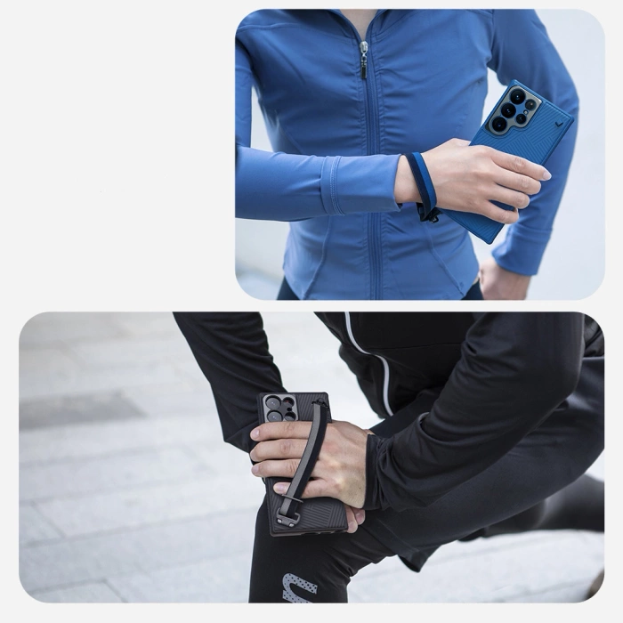 Etui Nillkin Strap do Samsung Galaxy S23 Ultra (zielone)