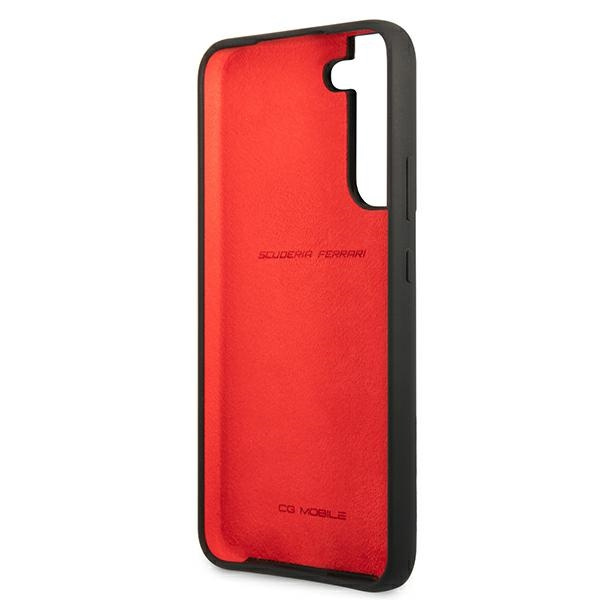 Etui FERRARI Samsung Galaxy S22 Plus On Track Silicone Czarny Hardcase
