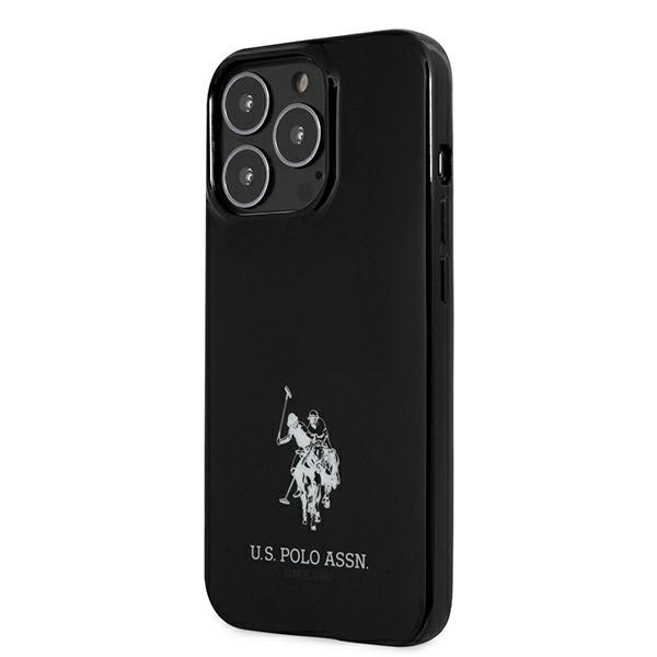Etui US POLO Apple iPhone 13 13 Pro Horses Logo Czarny Hardcase