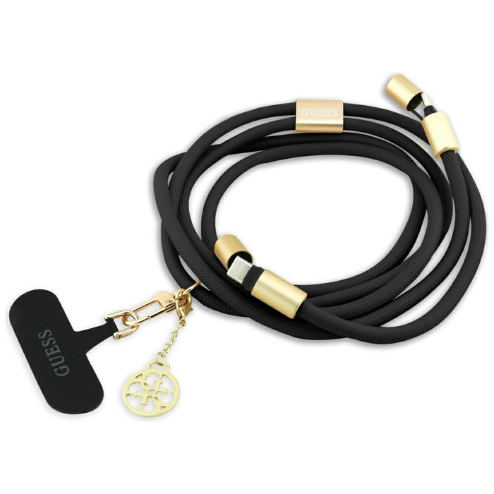 Kabel Guess CBDY 4G Charm USB-C/USB-C    150cm czarny