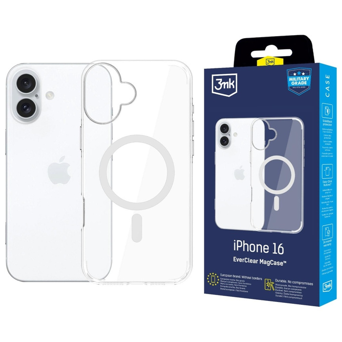 Etui 3MK EverClear MagCase do Apple      iPhone 16