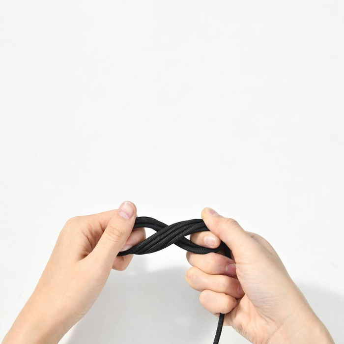 [PO ZWROCIE] Baseus Tungsten Gold kabel USB-A - USB-C 480Mb/s 100W 1m czarny (CAWJ000001)