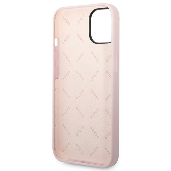 Etui GUESS Apple iPhone 14 Plus Silicone Triangle Fioletowy Hardcase