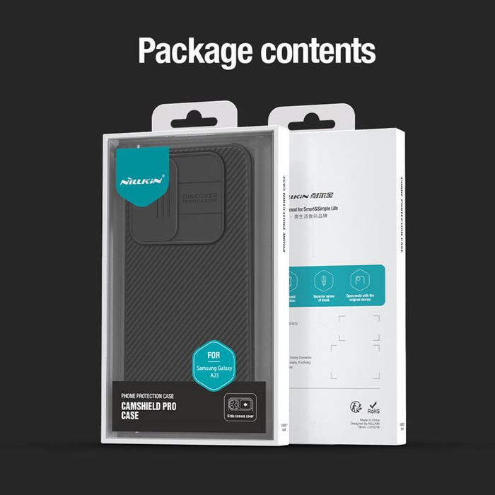 NILLKIN CAMSHIELD PRO SAMSUNG A35 5G BLACK / CZARNY