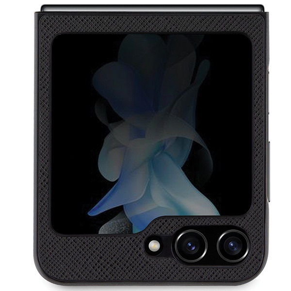 Etui Karl Lagerfeld KLHCZF5SAKCNPK Galaxy Z Flip 5 F731 hardcase czarny/black Saffiano Karl&Choupette Pin